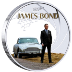 1 oz Tuvalu 2024 Proof - James Bond 007 DANIEL CRAIG...