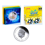 1 oz Tuvalu 2024 Proof - SPONGEBOB SCHWAMMKOPF BIKINI...