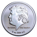 NEU** 1 oz USA Silber Round - DONALD J. TRUMP &...