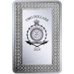 1 oz Niue Tarotkarten 2024 Proof - DIE SONNE - The SUN - Licht Wahrheit Heilung - Silber 2 NZD - Ausgabe 17 serie Tarotkarten