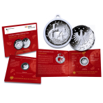 Deutschland 25 Euro Silber 2024 Proof - WEIHNACHTEN ADVENTSKRANZ - Coin Card  High Relief Prägung - Christmas Wreath - 180 Jahre Adventskranz in Deutschland  - Schöne Adventstage