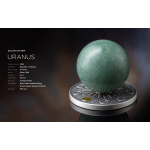 3 x 2 oz Ghana 2025 Solarsystem SET - JUPITER + URANUS +  VENUS - mit Edelsteinen - Silber Solar System Serie - 5 Cedis