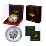 5 oz Niue 2025 Proof Gilded - HONIGBIENE - HONEY BEE - 202 Jahre Australische Honigbiene - 10 NZ$