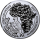 1 oz Ruanda 2025 BU - KAMPFADLER - MARTIAL EAGLE African Ounce - 50 RWF - Afrikanische Wildtiere