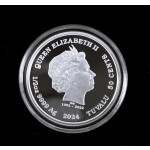 1/2 oz Tuvalu 2025 Proof - BABY SCHLANGE - JAHR der SCHLANGE - Lunar III serie - 50 AUCent - Silberschlange