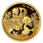 8 g Gold Panda 2025 BU 100 Yuan Goldpanda