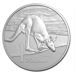 Aurinum*Top*Angebot* 1 oz Australien 2024 BU Coin Card - KÄNGURU - KANGAROO - Desert Life serie - Silber 1AUD - RAM Royal Mint Australien
