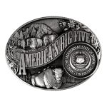 5 oz Samoa 2025 Antique Konkav Konvex - BISON American BISON im Yellowstone Park  - Spirit of America - Silber Antique Finish Deep Relief Gilded - 10 $ - Auflage 200 !