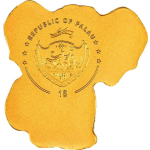 0.5 g Gold Palau 2025 - ELEFANT - Golden Highlights - GOLD Silk Finish -1 $