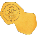 0.5 g Gold Palau 2025 - WÜRFEL - Golden Highlights -...