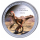 NEU* 1 oz Kongo 2024 COLOR - UTAHRAPTOR - Serie Prehistoric Life Ausgabe 15 - Silber BU 20 Frs