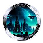 1 oz Kamerun 2025 Proof - ALIEN WORLD & UFOS - WIR...