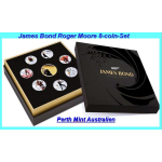 4,5 oz Tuvalu 2024 Proof 8-Coin Set - James Bond 007...