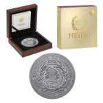 3 oz Kamerun 2025 antique - HESTIA - Göttin der Famile Heimat & Feuers - Serie Griechische Mythologie - Silber Antique Finish - 3000 Francs