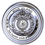 NEU* 1 oz Niue 2025 BU - BITCOIN - Silber BU 2$ - 3....