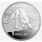 1 oz Australien 2024 Proof - KÄNGURU - KANGAROO - Desert Life serie - Silber 1AUD - RAM Royal Mint Australien