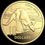 1/10 oz Gold Australien 2024 Proof - KÄNGURU - KANGAROO - Desert Life serie - Silber 10AUD - RAM Royal Mint Australien