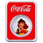 1 oz Silber Round - COCA COLA GIRLS - Rothaarige...