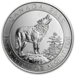 3/4 Unze Silber 2015 Kanada Grey Wolf