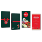 4 oz Silber Motivbarren - COCA COLA SANTA ICE COLD - Auch der Weihnachtsmann trinkt Coca Cola  - Exclusivausgabe Coca Cola Auflage 250 Einzelstück -  Mach mal Pause und Trink Coca Cola