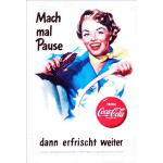 4 oz Silber Motivbarren - COCA COLA SANTA ICE COLD - Auch der Weihnachtsmann trinkt Coca Cola  - Exclusivausgabe Coca Cola Auflage 250 Einzelstück -  Mach mal Pause und Trink Coca Cola