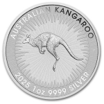 1 Unze Silber Australien 2025 PCGS First Strike - Känguru -Kangaroo - Perth Mint