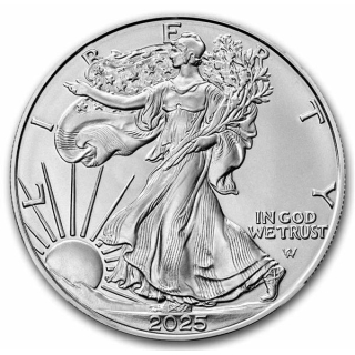 Neu* 1 Unze Silber USA 2025 BU - LIBERTY AMERICAN EAGLE -  United States America - neues Design- 1$