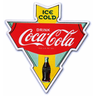 1 oz Silber Shape - COCA COLA ICE COLD  VINTAGE SIGN - It`s Time to Take Home a SIX PACK - Exclusivausgabe Coca Cola - Mach mal Pause und Trink Coca Cola  - Einzelstück