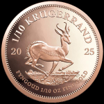 1/10 Unze Gold Krügerrand Südafrika 2025 PP