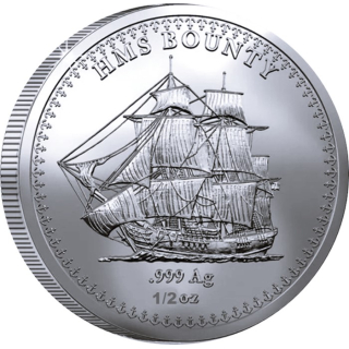 1/2 oz Pitcairn Islands 2025 BOUNTY - Silber BU