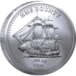 1/2 oz Pitcairn Islands 2025 BOUNTY - Silber BU  -...