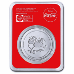 1 oz Silber Round Coin card - COCA COLA SANTA - Auch der...