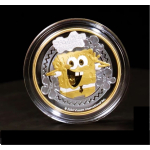 2 oz Tuvalu 2024 Proof - SPONGEBOB SCHWAMMKOPF...