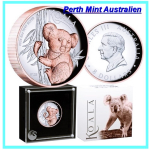 5 oz - KOALA 2024 ROSEGOLD - Australien 2024 Proof Silber...