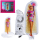 AURINUM*SUMMER*SALE* 1 oz Solomon Islands 2024 - BARBIE Superstar TOTALLY HAIR  - Reverse Proof Shape - 5 $ Farbig Color