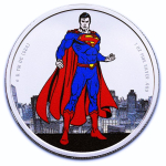 NEU* 1 oz Samoa 2024 Color - SUPERMAN - Coin Card Silber...