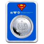 NEU* 1 oz Samoa 2024 Color - SUPERMAN - Coin Card Silber 5 $ - Serie DC Comics Samoa Münze 7