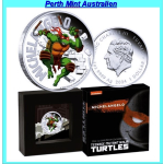 Kopie von 1 oz Tuvalu 2024 Proof - MICHELANGELO - Teenage...