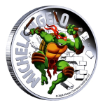 Kopie von 1 oz Tuvalu 2024 Proof - MICHELANGELO - Teenage...