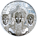 1 oz Cook Islands 2025 Proof - Das AZTEKEN- IMPERIUM -...