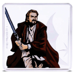 1 oz Medaillon 2024 Proof - STAR WARS Obi-Wan Kenobi™ & Yoda™ - Doppelseitiges Motiv - 2. Ausgabe Epische Kämpfe des Star Wars Universums