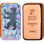 AURINUM*TOP*ANGEBOT** 1 kg Kupferbarren Berliner Mauer...