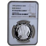 28,3 g Jamaica 1995 - BOB MARLEY - NGC PF70 Ultra Cameo -...