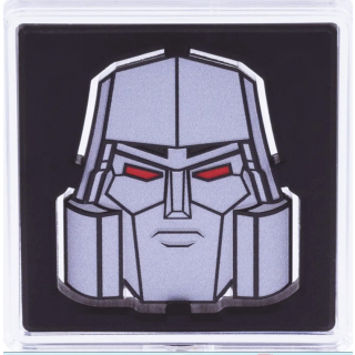 1 oz Niue 2024 Proof - TRANSFORMERS MEGATRON  - Transformers Heads - Transformers Kollektion serie - 2 NZ$ - nur wenige