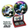 2 x 30 g China 2025 - PANDA TAG & NACHT - NIGHT & DAY -Pandafamilie am Wasserfall - Silber Farbe Color