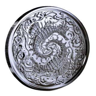 NEU* 1 oz Samoa 2024 - SEEPFERDCHEN - Silber Prooflike - 2 NZ$ - Serie Seepferdchen