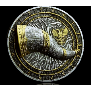 NEU* 2 oz Germania Mint 2024 - HEIMDALLS GJALLARHORN  - Wächter der Bifrostbrücke - Silber Gilded Ultra High Relief - Neue Serie Artefakte 1. Ausgabe - nur wenige