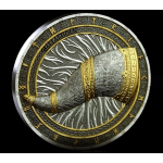 NEU* 2 oz Germania Mint 2024 - HEIMDALLS GJALLARHORN  - Wächter der Bifrostbrücke - Silber Gilded Ultra High Relief - Neue Serie Artefakte 1. Ausgabe - nur wenige