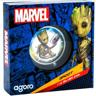 1 oz Niue 2025 Proof - Marvel GROOT Guardians of the Galaxy - Silber 2NZ$