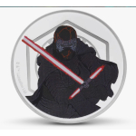 1 oz Medaillon 2024 Proof - STAR WARS REY vs KYLO REN - Doppelseitiges Motiv - 3. Ausgabe Epische Kämpfe des Star Wars Universums